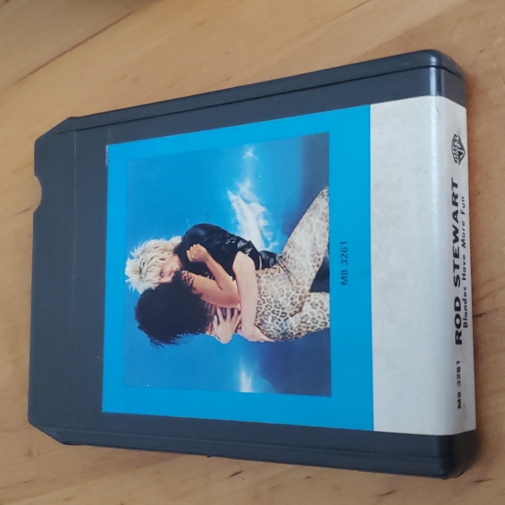 Rod Stewart/ Blondes Have More Fun 1978 Warner Bros Records 8 Track Tape